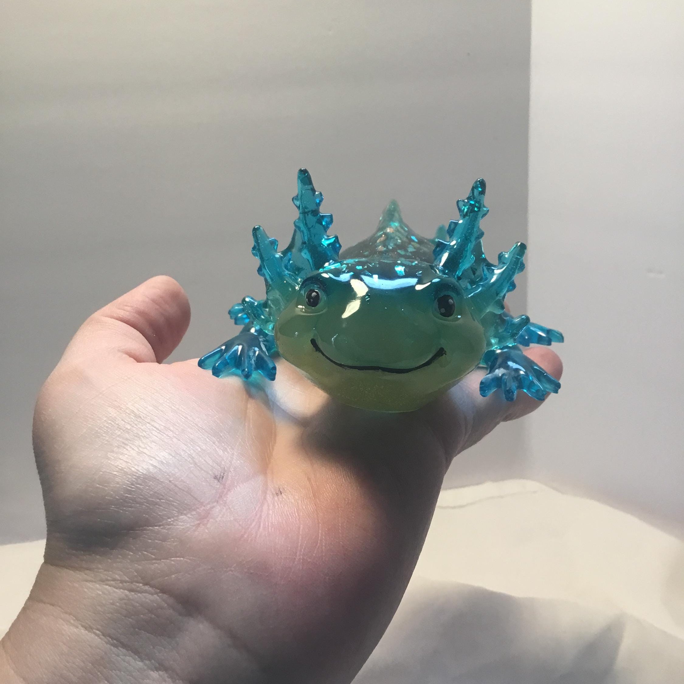 Glitter Axolotl Figurine