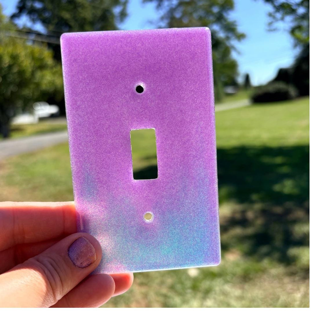 Glow-in-the-Dark Resin Outlet Covers