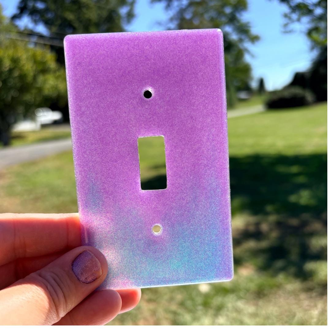 Glow-in-the-Dark Resin Outlet Covers