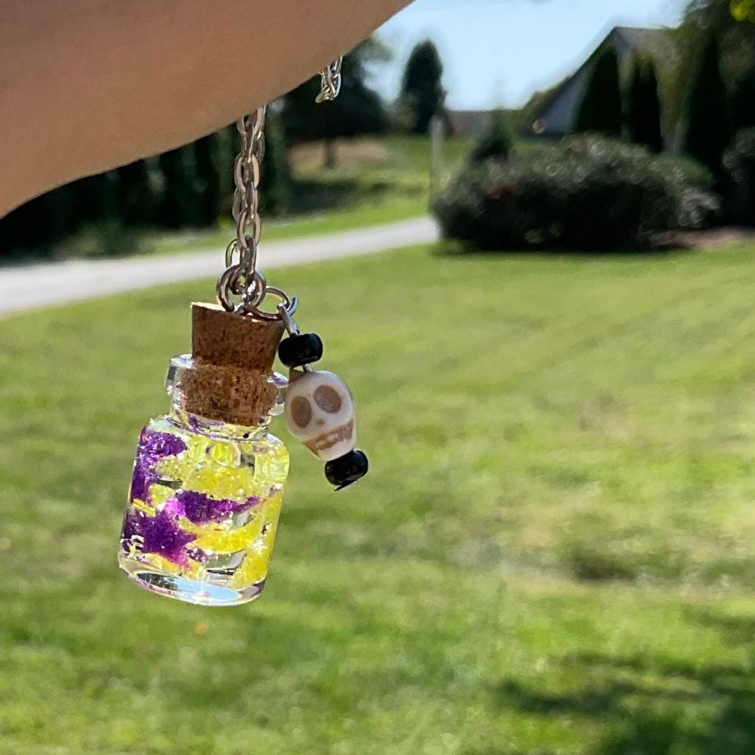 Halloween Potion Bottle Necklace