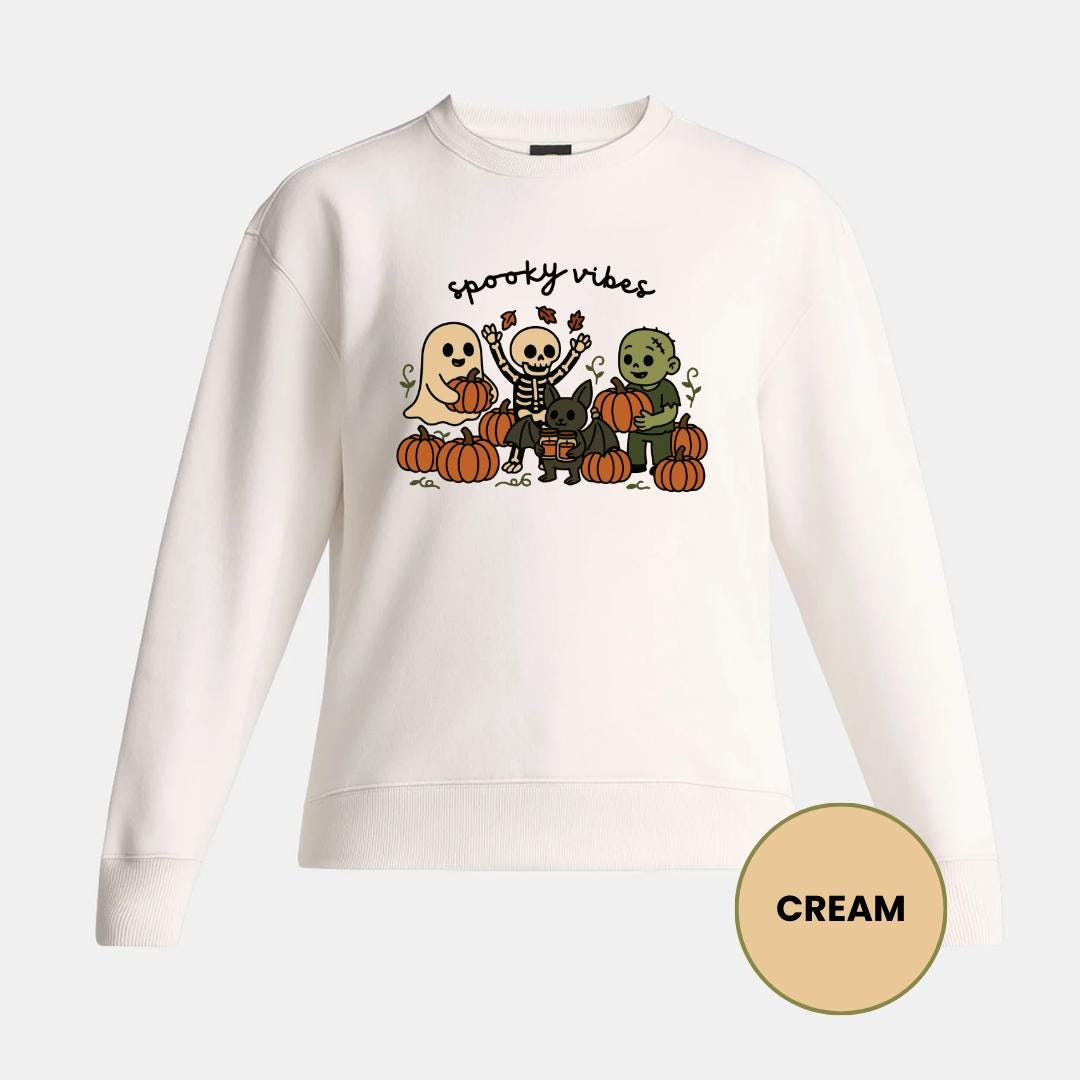 Spooky Vibes Halloween Sweatshirt
