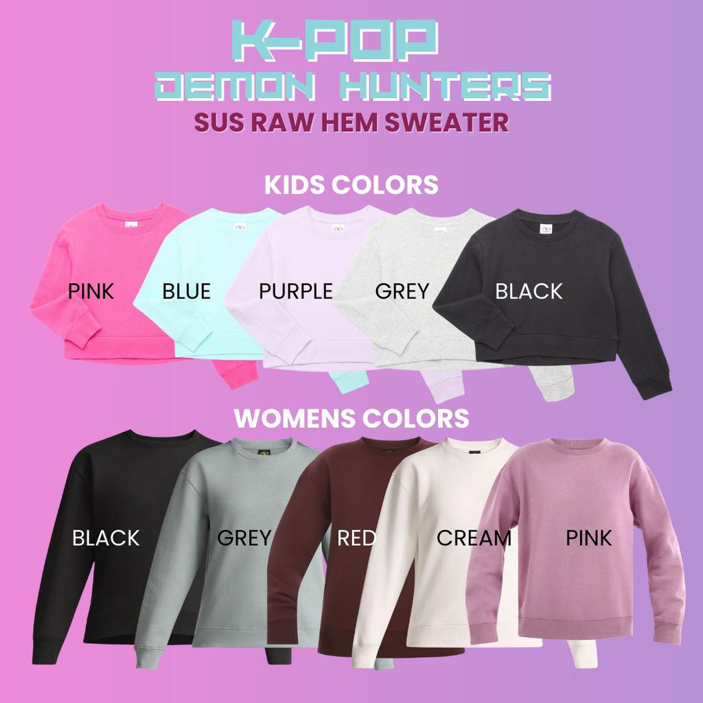 K-Pop Demon Hunters "Sus" Sussie Bird Crop Sweatshirt