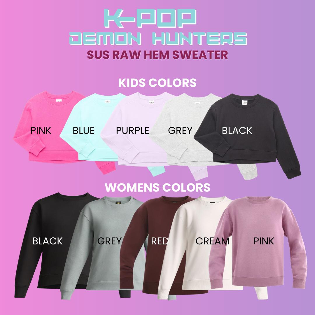 K-Pop Demon Hunters "Sus" Sussie Bird Crop Sweatshirt