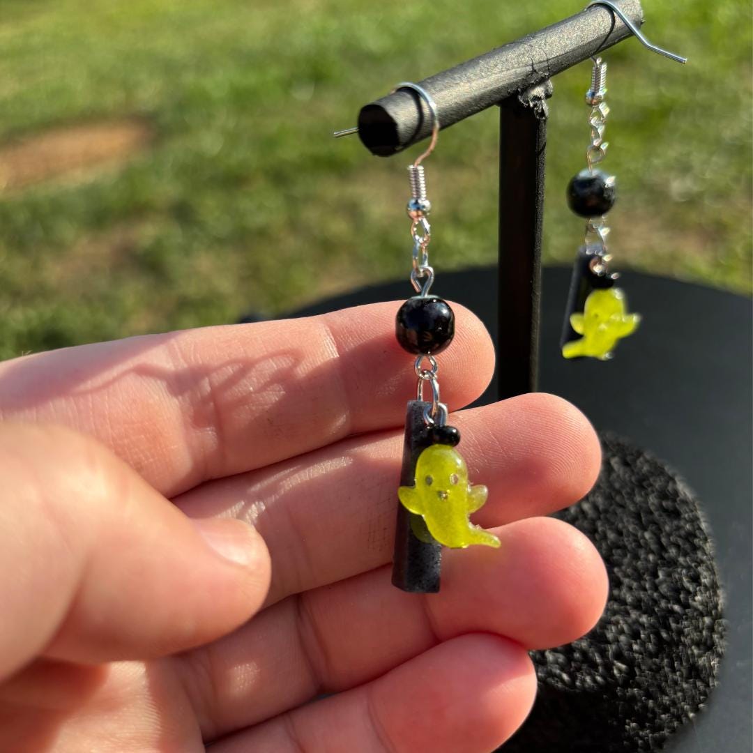 Halloween Ghost Dangle Earrings