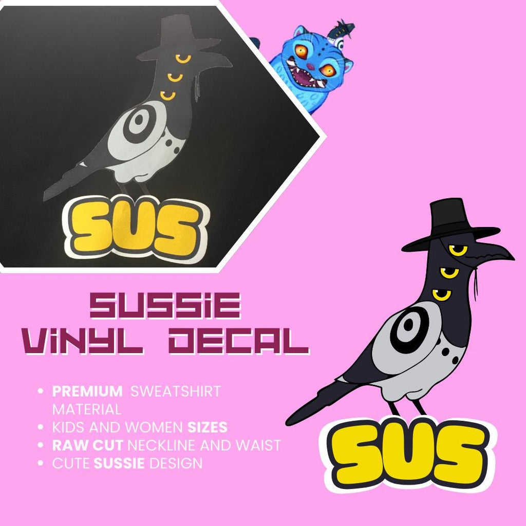K-Pop Demon Hunters "Sus" Sussie Bird Crop Sweatshirt