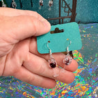 Red Wine Dangle Earrings