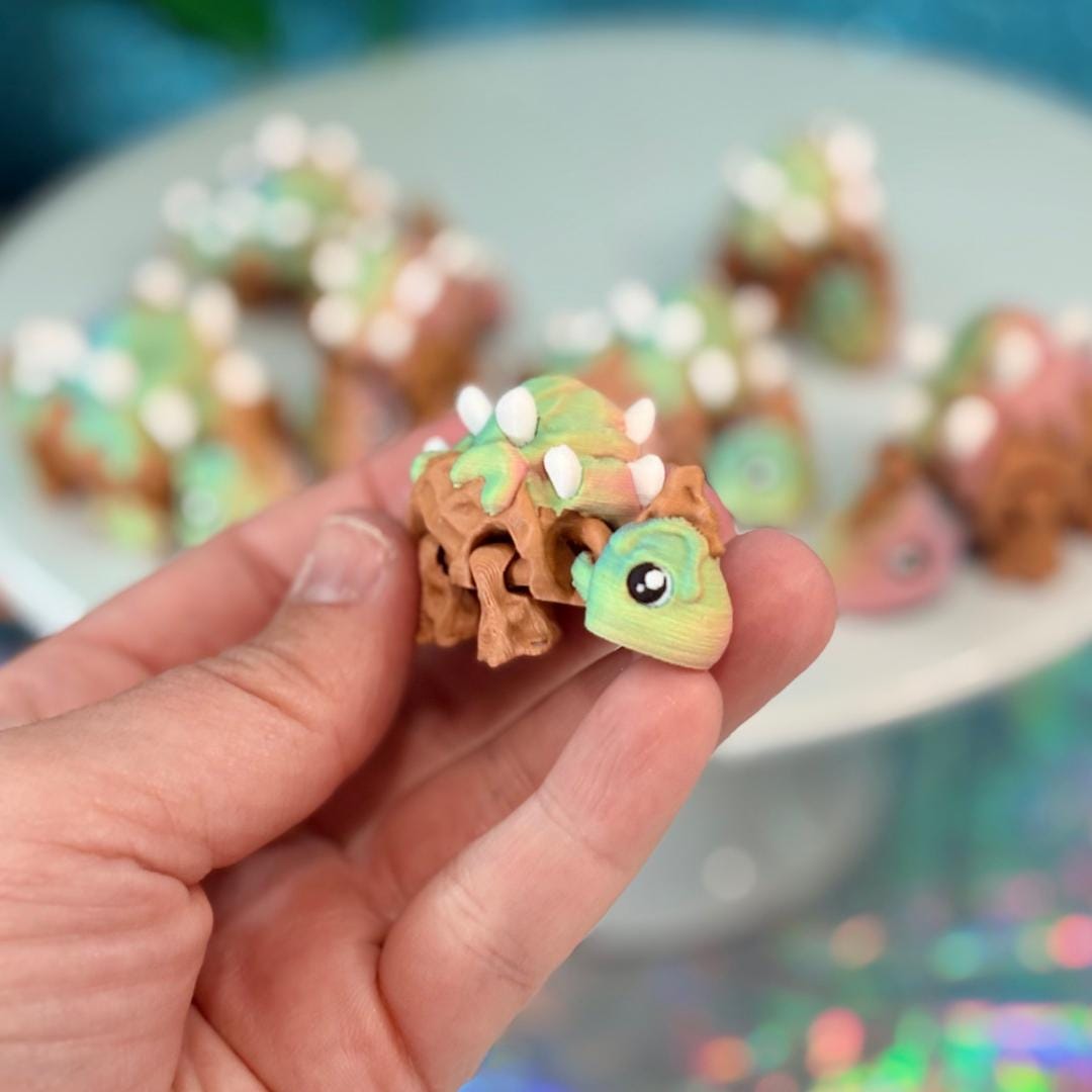 Flexi Ice Cream Stegosaurus Fidget Toy