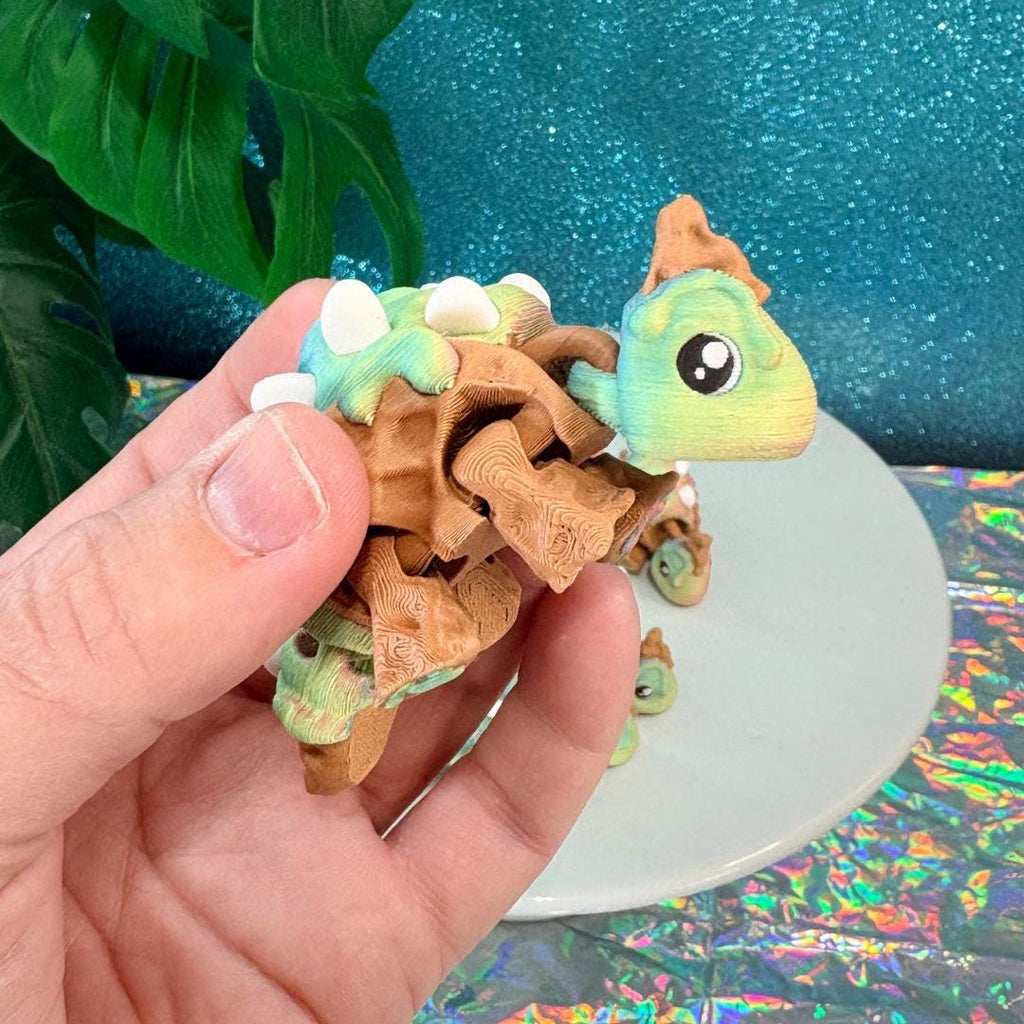 Flexi Ice Cream Stegosaurus Fidget Toy
