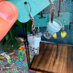 Boba Tea Dangle Earrings