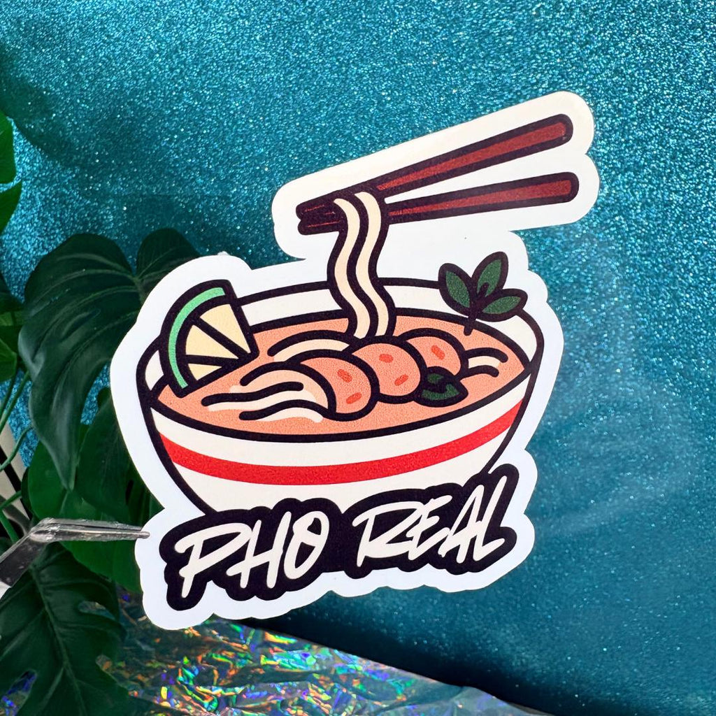 Pho Real Vinyl Sticker
