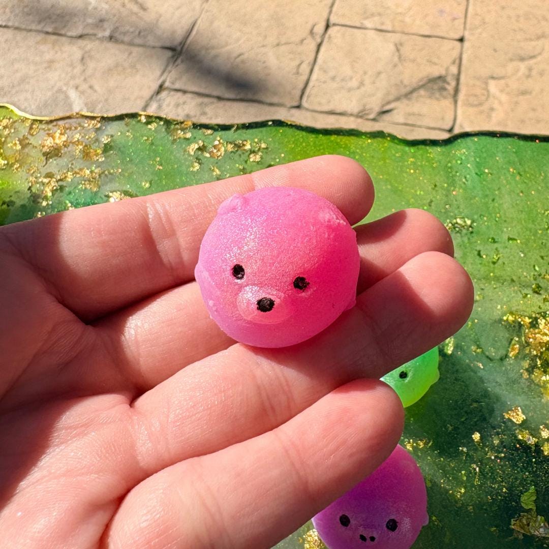 Round Animal Taba Squishie Toy