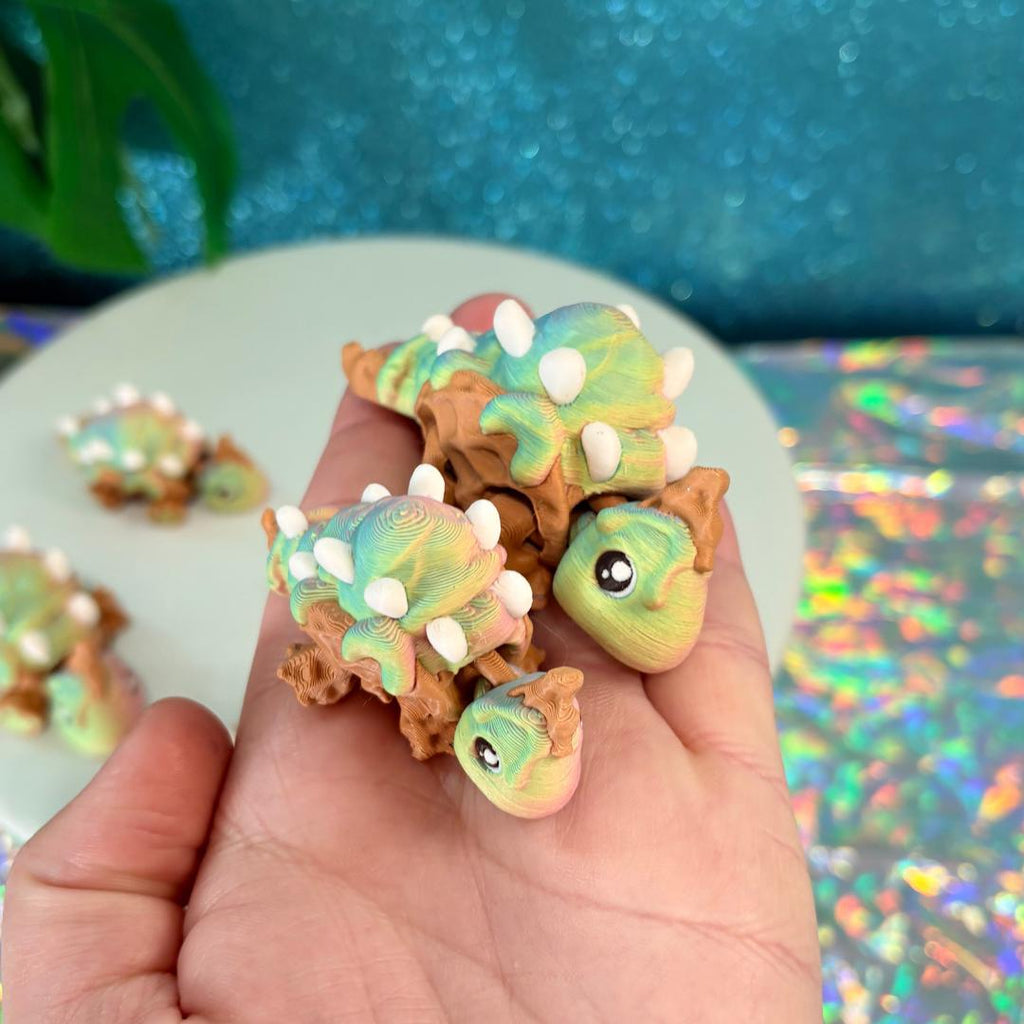 Flexi Ice Cream Stegosaurus Fidget Toy