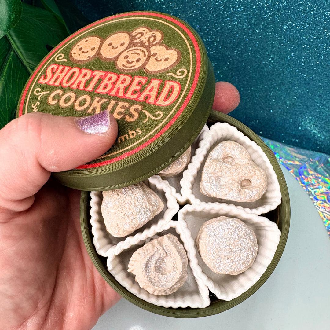 Shortbread Cookie Tin Fidget Clicker