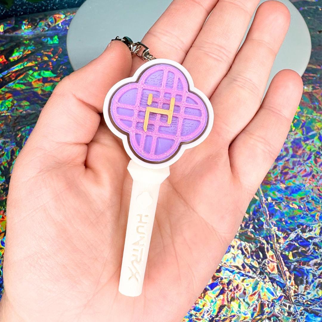 Kpop Huntrix Lightstick Clicker Keychain