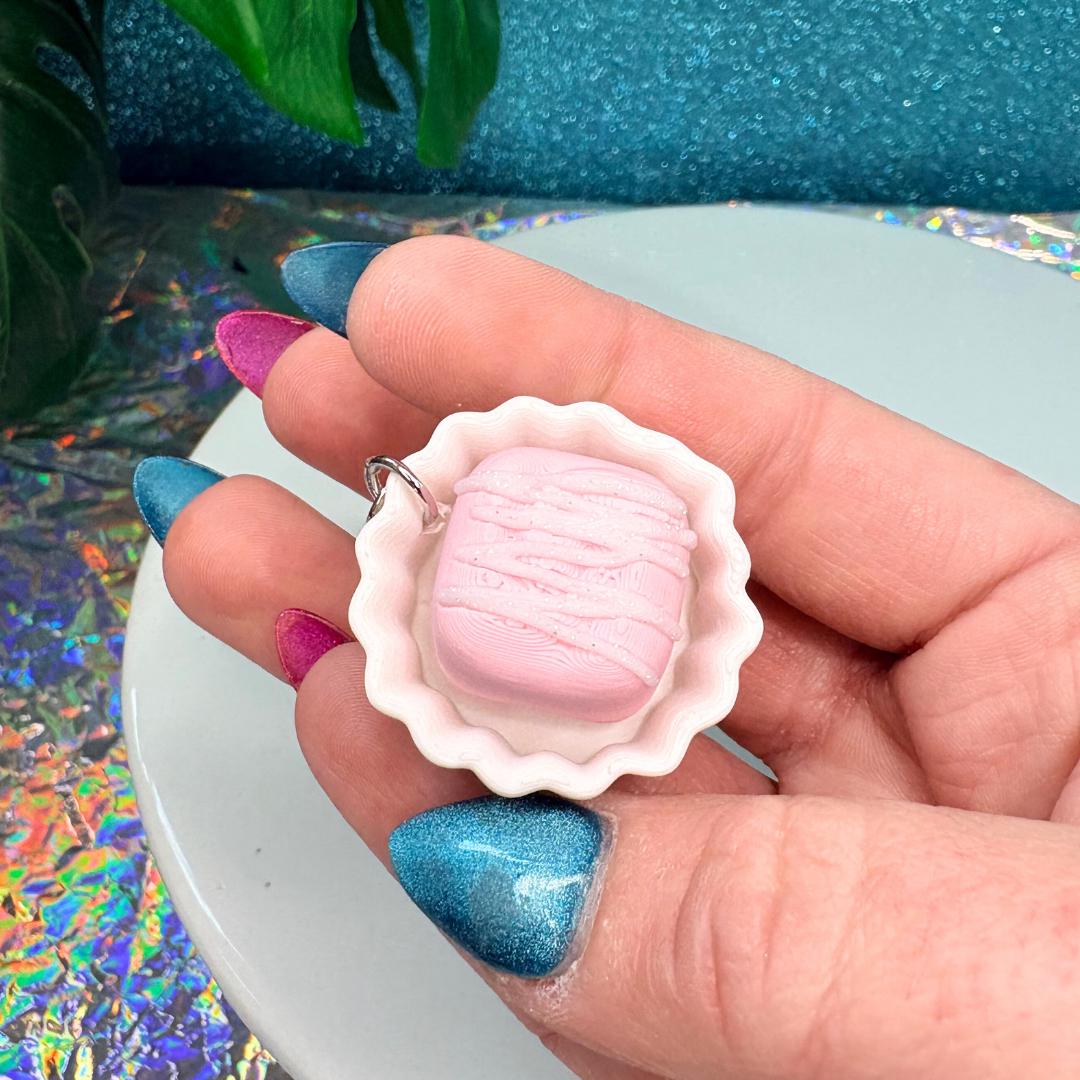 Chocolate Bon Bon Clicker Keychain