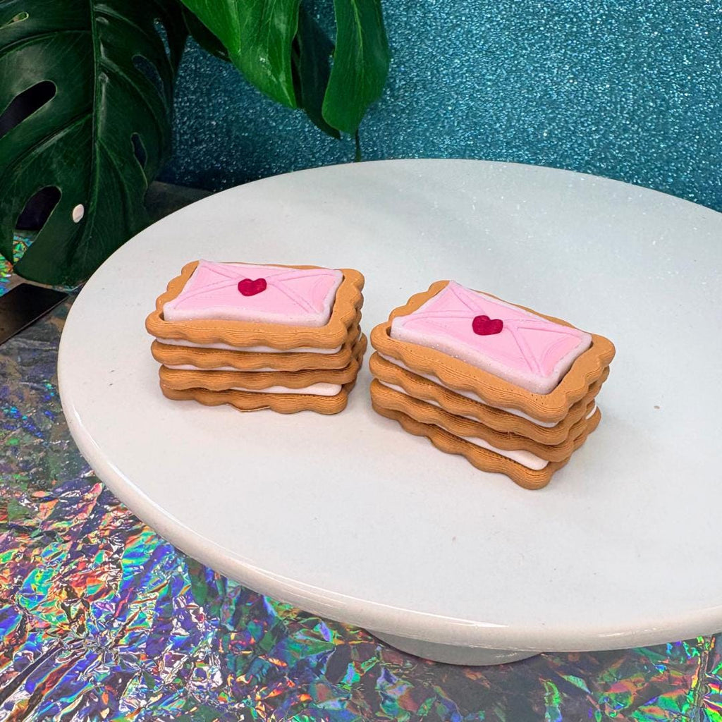 Valentines Letter Cookie Clicker Keychain