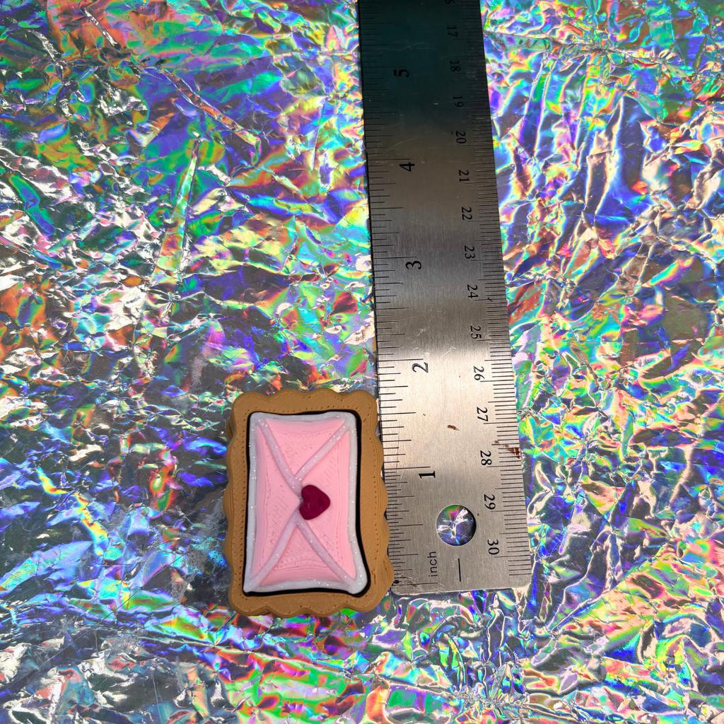 Valentines Letter Cookie Clicker Keychain