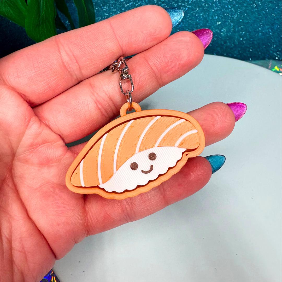 Sushi Nigiri Clicker Keychain