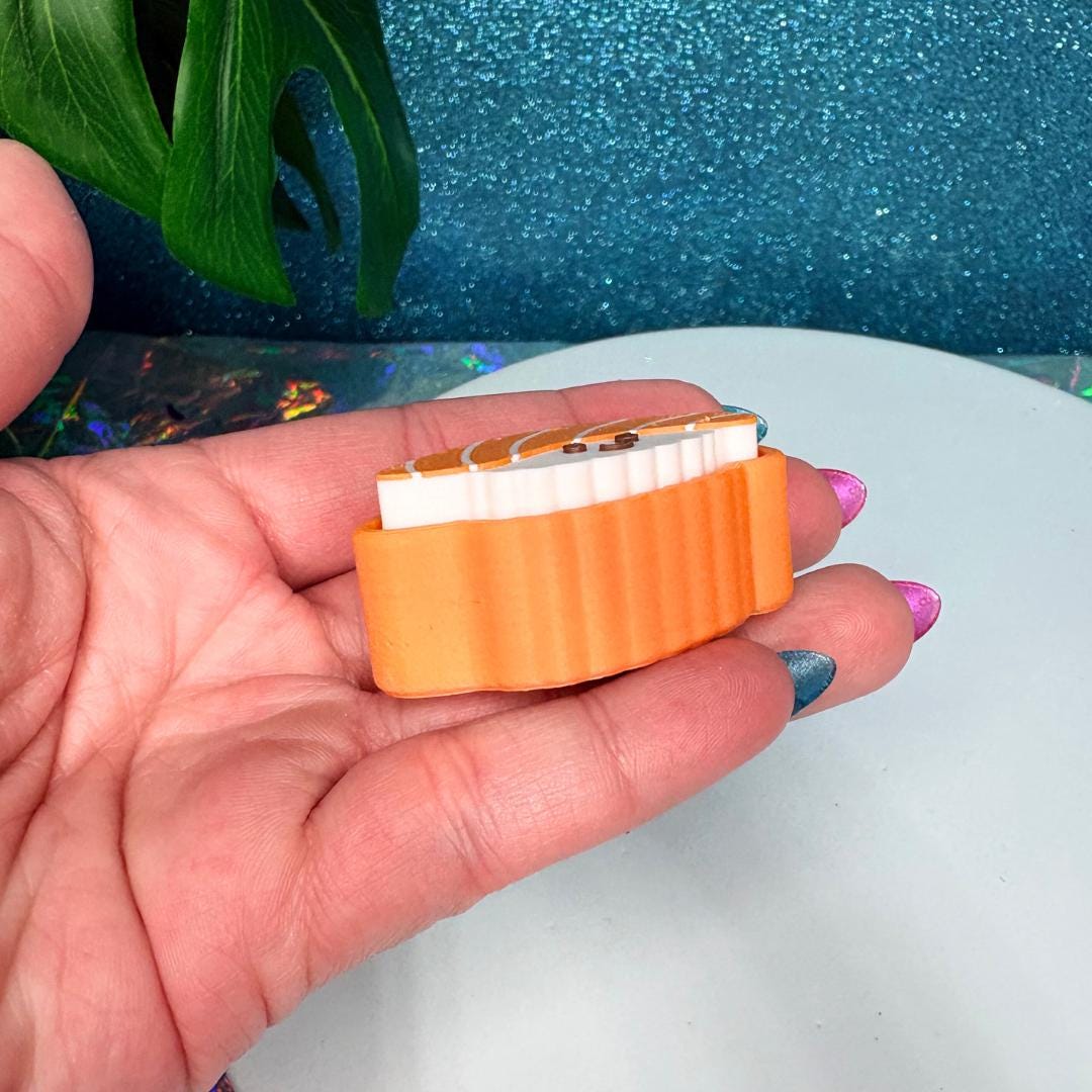 Sushi Nigiri Clicker Keychain