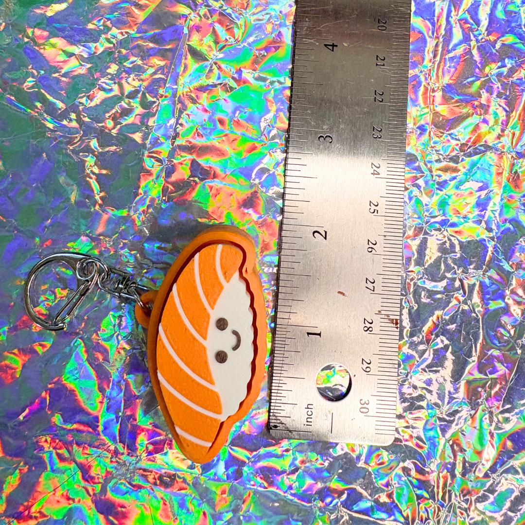 Sushi Nigiri Clicker Keychain