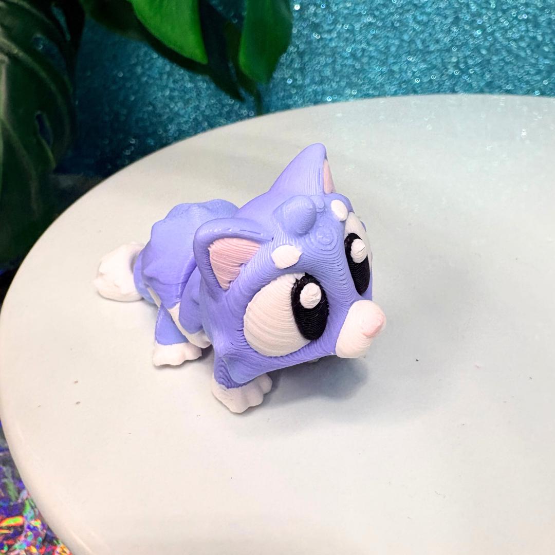 Flexi Purple Cat Fidget Toy