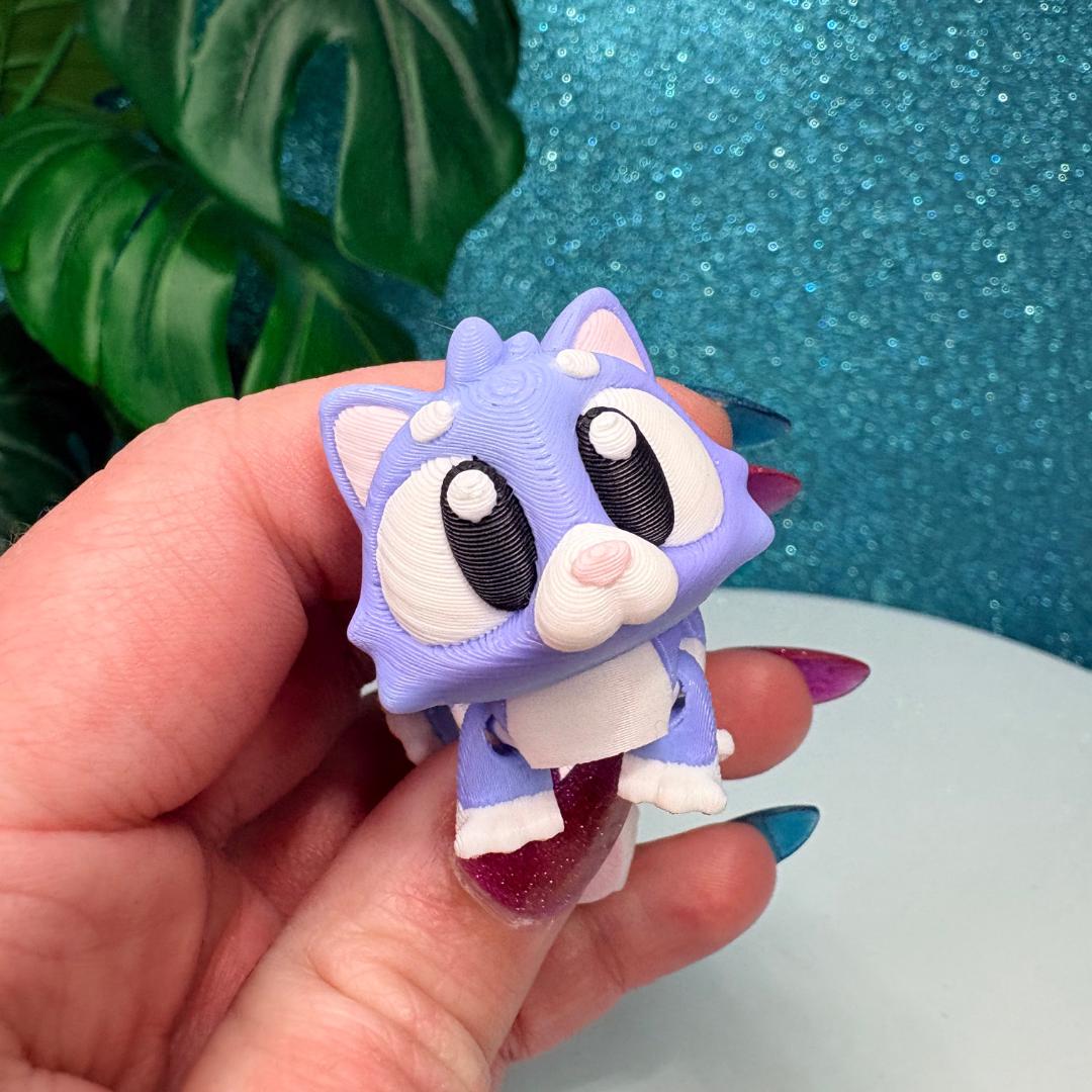 Flexi Purple Cat Fidget Toy