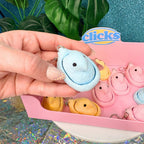 Peep Fidget Clicker Keychain