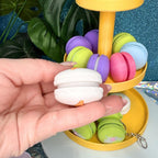 Spring Macaron Fidget Clicker Keychain
