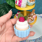 Sweet Cupcake Fidget Clicker Keychain