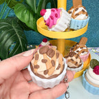 Sweet Cupcake Fidget Clicker Keychain
