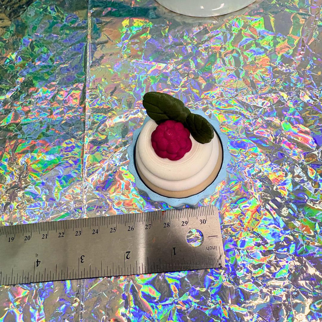 Sweet Cupcake Fidget Clicker Keychain