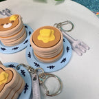 Pancake Stack Fidget Clicker Keychain