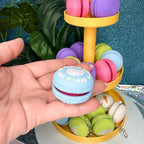 Spring Macaron Fidget Clicker Keychain