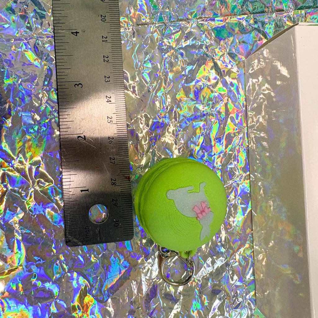 Spring Macaron Fidget Clicker Keychain