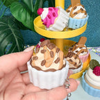 Sweet Cupcake Fidget Clicker Keychain
