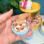 Sweet Cupcake Fidget Clicker Keychain
