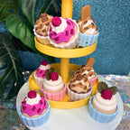 Sweet Cupcake Fidget Clicker Keychain