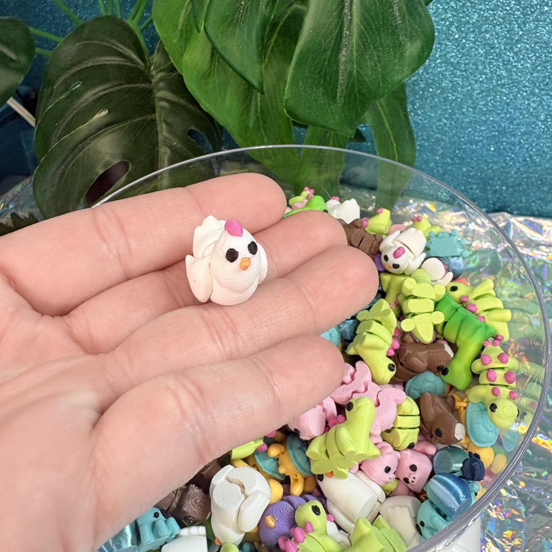 Bulk Mini 3D Printed Flexi Animals