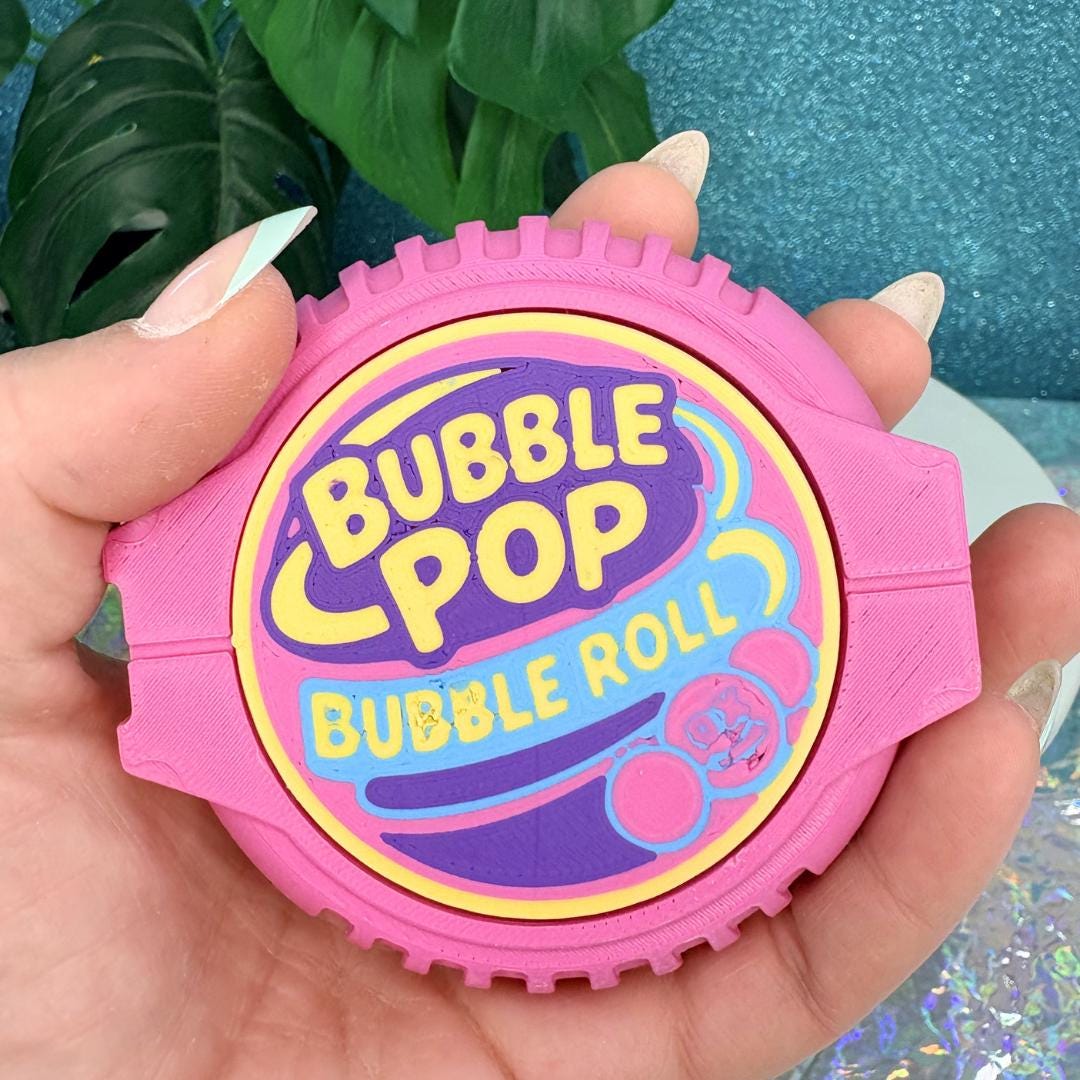 Bubble Gum Tape Fidget Clicker