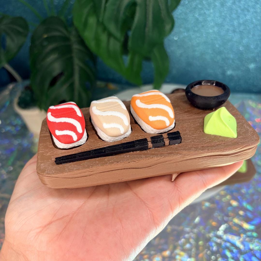 Nigiri Sushi Tray Fidget Clicker