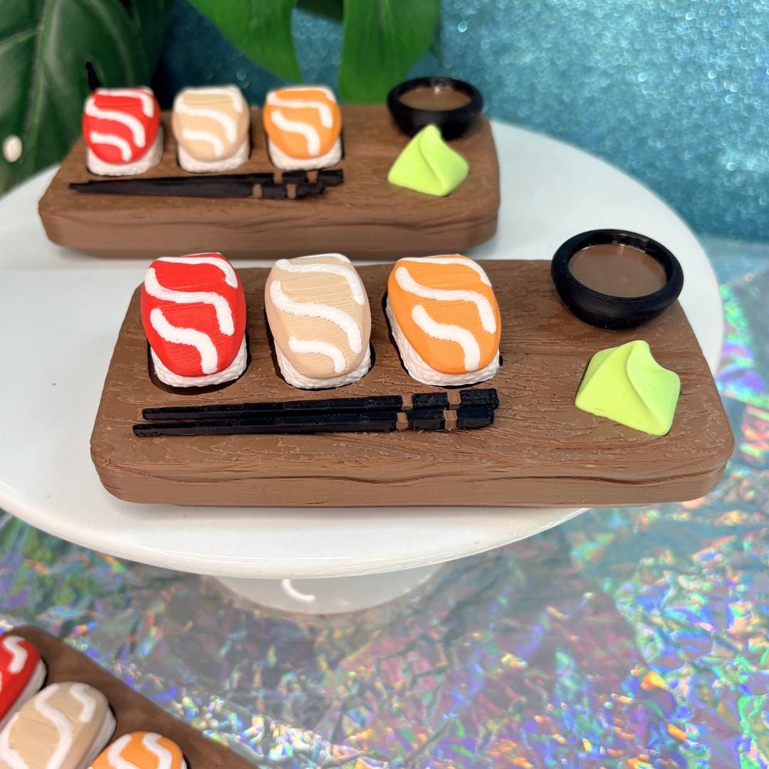 Nigiri Sushi Tray Fidget Clicker