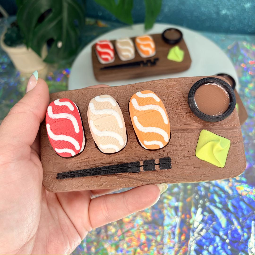 Nigiri Sushi Tray Fidget Clicker