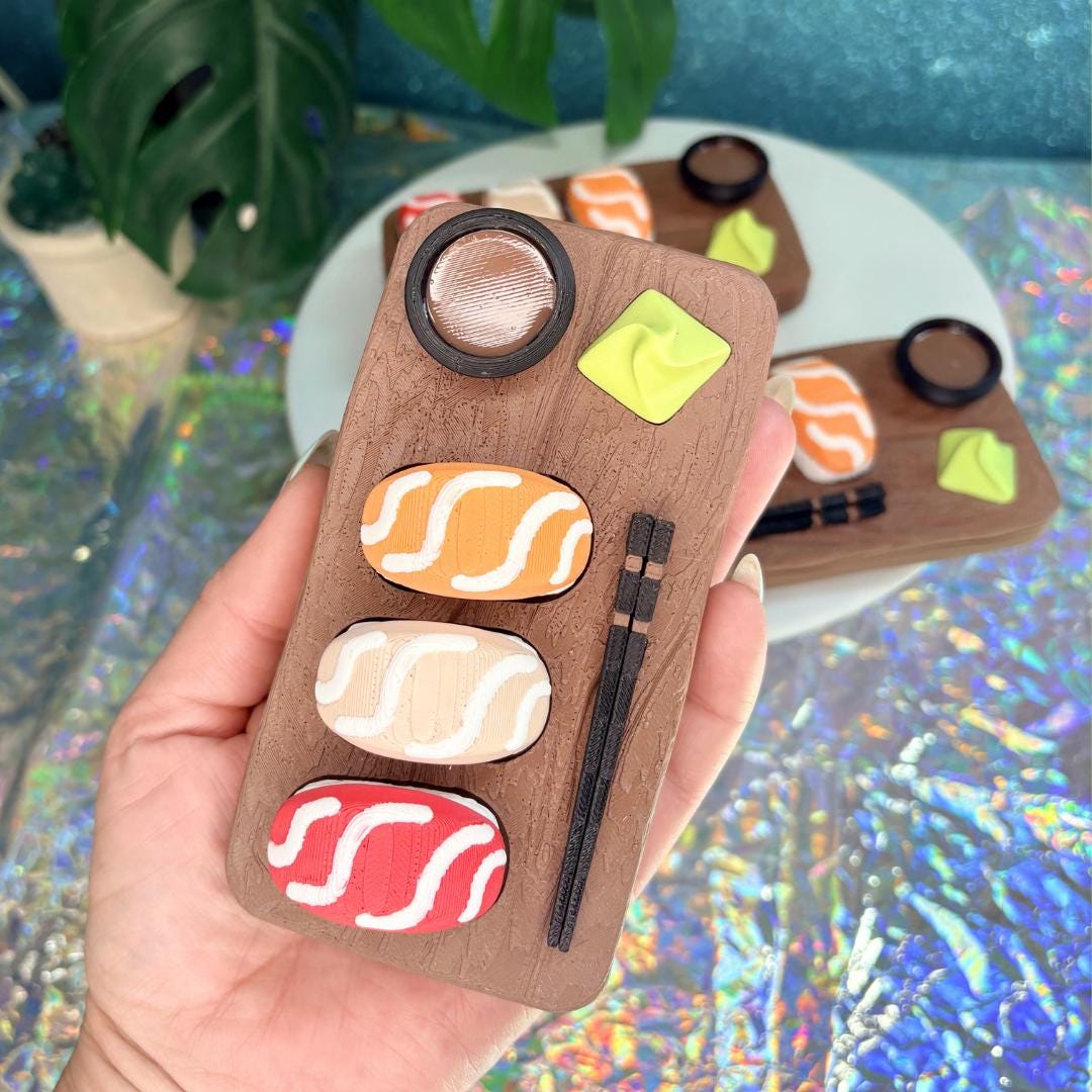 Nigiri Sushi Tray Fidget Clicker