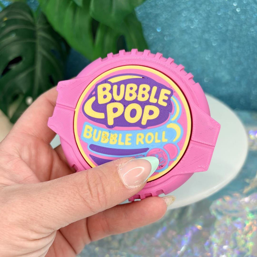 Bubble Gum Tape Fidget Clicker