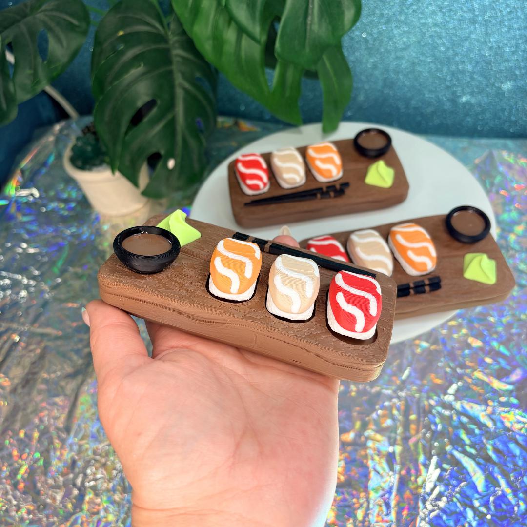 Nigiri Sushi Tray Fidget Clicker