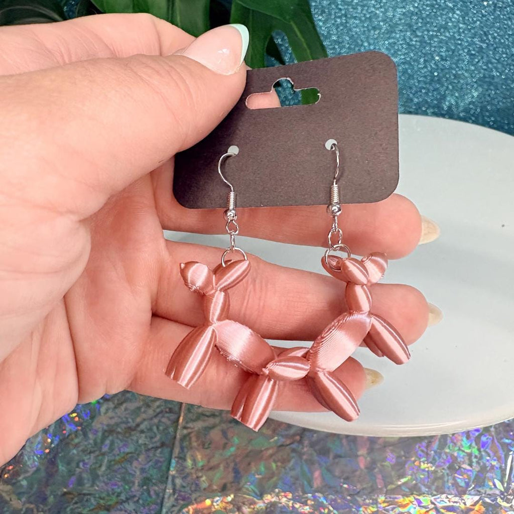Balloon Animal Dangle Earrings