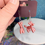 Balloon Animal Dangle Earrings