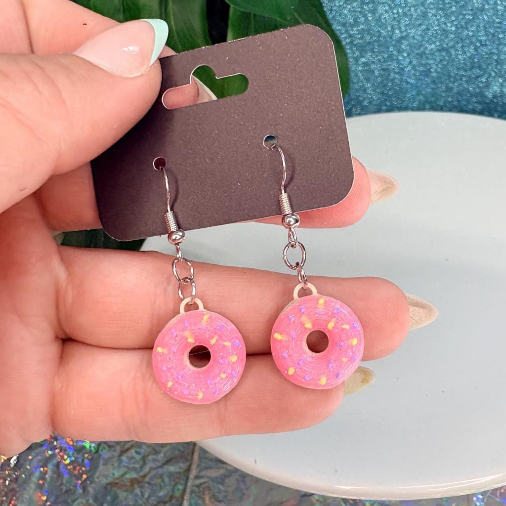 Sprinkle Donut Dangle Earrings
