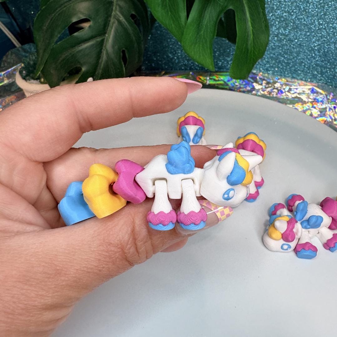 Mini Flexi Unicorn Toy