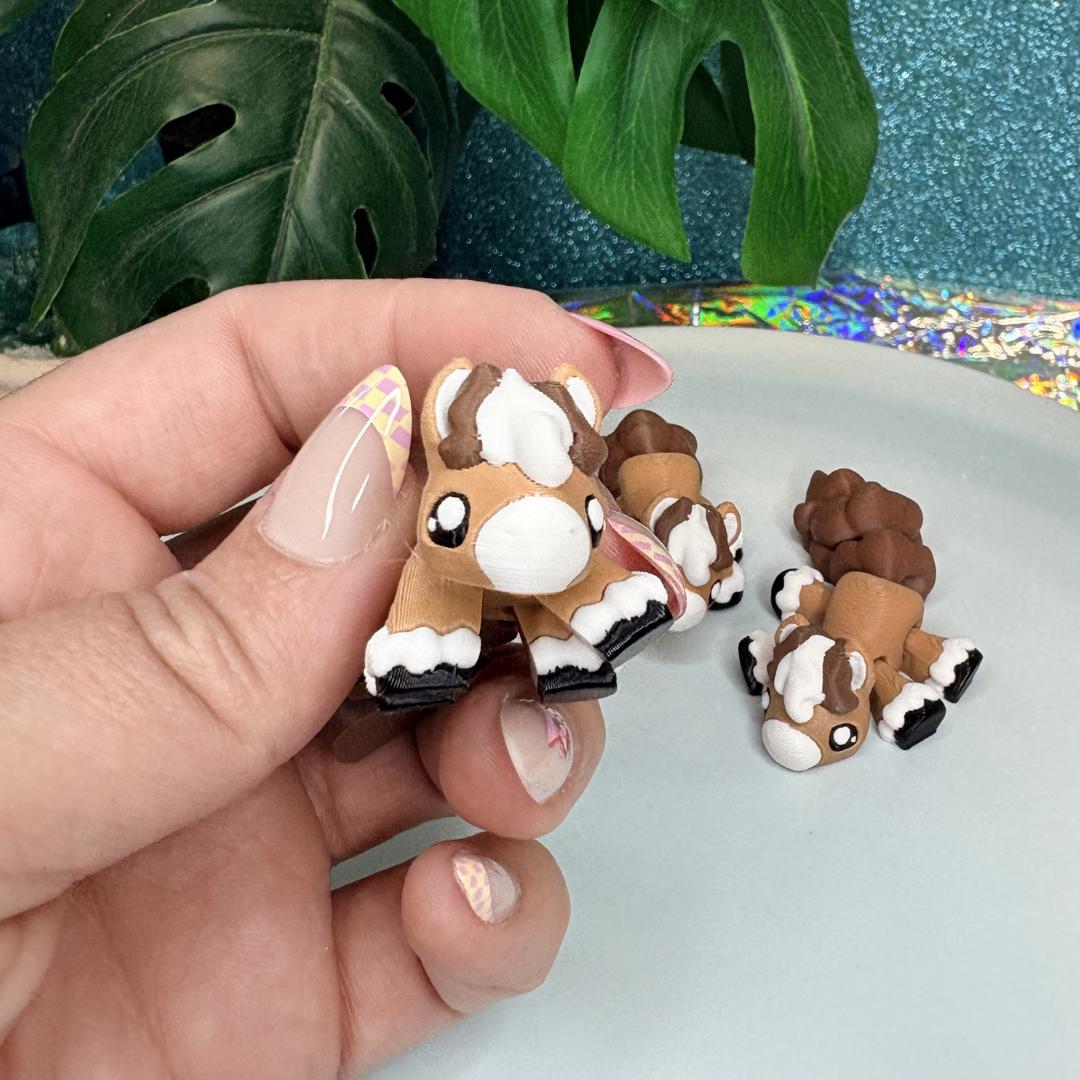 Mini Flexi Horse Toy